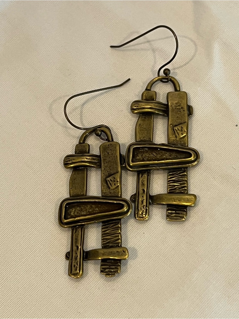 Abstract Earrings - Picture 2 of 2